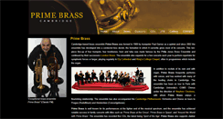 Desktop Screenshot of primebrass.co.uk